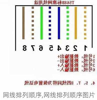 网线排列顺序,网线排列顺序图片