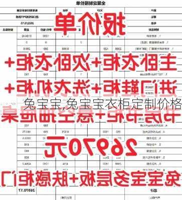 兔宝宝,兔宝宝衣柜定制价格