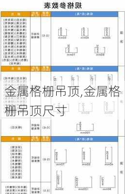 金属格栅吊顶,金属格栅吊顶尺寸