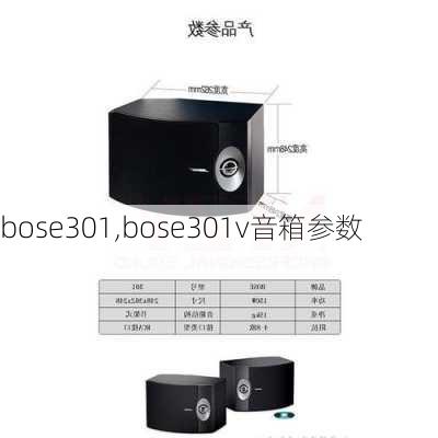 bose301,bose301v音箱参数-第3张图片-求稳装修网