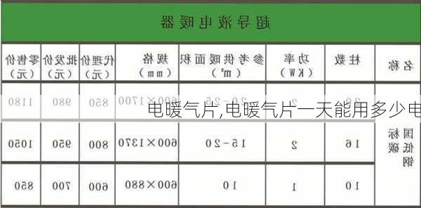 电暖气片,电暖气片一天能用多少电-第3张图片-求稳装修网