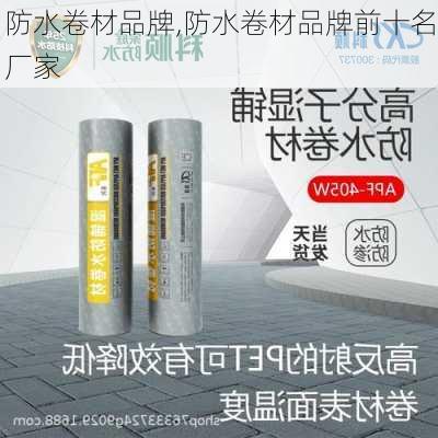 防水卷材品牌,防水卷材品牌前十名厂家-第1张图片-求稳装修网