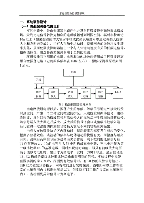 家庭安防系统,家庭安防系统论文选题报告